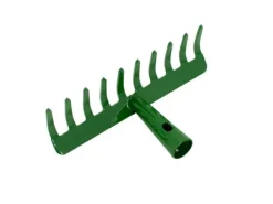 Gartenrechen aus Stahl 10 Zinken 25 cm*Galaflor Clearance