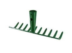 Gartenrechen aus Stahl 10 Zinken 25 cm*Galaflor Clearance