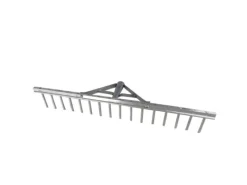 Gartenrechen aus Aluminium mit Holz-Stiel*Galaflor Clearance