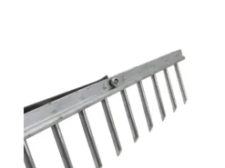 Gartenrechen aus Aluminium mit Holz-Stiel*Galaflor Clearance