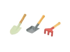 Kinder Galaflor Rechen|Spaten|Gartenset für Kinder aus Metall