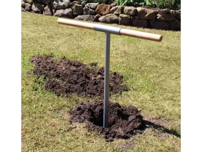 Handerdlochbohrer aus Stahl Ø 150 mm mit Holzgriff*Galaflor Clearance