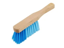 Kinder Galaflor Kinder-Gartengeräte|Besen|Handfeger aus Holz für Kinder mit Blauen Borsten