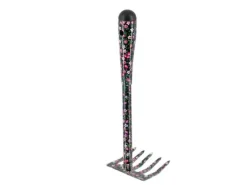 Handrechen aus Stahl mit Blumenmotiv*Galaflor