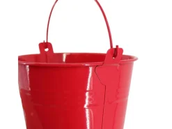 Kinder Galaflor Kinder-Gartengeräte|Kindereimer aus Metall mit 0,8 Liter in Rot