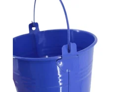 Kindereimer aus Metall mit 0,8 Liter in Blau*Galaflor Online