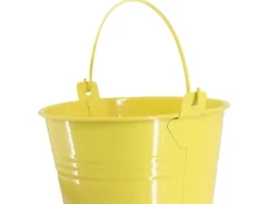 Kinder Galaflor Kinder-Gartengeräte|Kindereimer aus Metall mit 0,8 Liter in Gelb