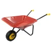 Kinderschubkarre aus Metall in Rot*Galaflor Online