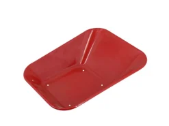 Kinderschubkarre aus Metall in Rot*Galaflor Online