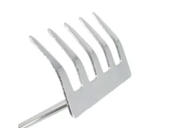 Kleinrechen aus Edelstahl mit Holzgriff 5 Zinken*Galaflor Discount