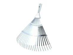 Galaflor Besen|Laubbesen aus Metall 21 Zinken Feststehend 40 cm