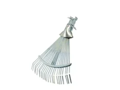 Laubbesen aus Verzinktem Metall 22 Zinken Verstellbar 27 bis 50 cm*Galaflor New