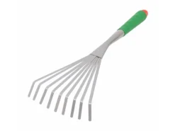 Galaflor Gartenhandgeräte|Laubrechen aus Stahl mit Kunststoffgriff
