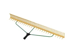 Galaflor Rechen|Rasenrechen aus Kunststoff mit 48 Zinken