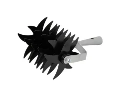 Galaflor Bodenbearbeitung|Rollkultivator aus Stahl mit 18 Messerklingen 16 cm