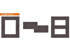 Garantia Weitere Gartenhelfer|Beetplatte Maxi 70 cm x 24 cm x 2,5 cm  4-er Set