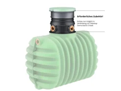 Garantia Regenwasser-Nutzung|Erdtank Cristall Proline 1600 L inkl. Tankabdeckung