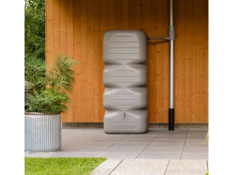 Garantia Regenwasser-Nutzung|Gartentank Cubus 700 l Betongrau