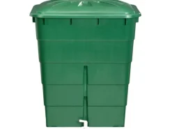 Regentonne Eckig 300 l mit Deckel & Hahn*Garantia Discount