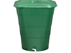 Regentonne Eckig 203 l mit Deckel & Hahn*Garantia Sale