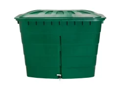Garantia Regenwasser-Nutzung|Regentonne Eckig 520 l mit Deckel & Hahn