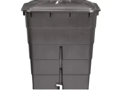 Garantia Regenwasser-Nutzung|Regentonne Eckig 300 l mit Deckel & Hahn