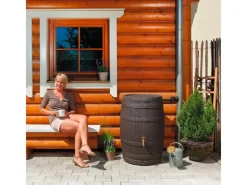 Regentonne Fass Barrica 420 l Dunkelbraun*Garantia Best