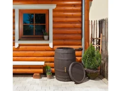 Regentonne Fass Barrica 420 l Dunkelbraun*Garantia Best