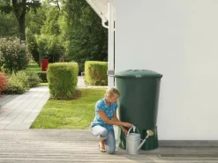 Garantia Regenwasser-Nutzung|Regentonne Rund 310 l Grün