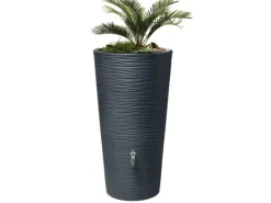 Regenwasser-Behälter Natura 2in1 inkl. Pflanzschale 210 l Graphite Grey*Garantia Outlet