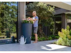 Regenwasser-Behälter Natura 2in1 inkl. Pflanzschale 210 l Graphite Grey*Garantia Outlet