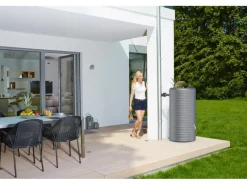 Garantia Regenwasser-Nutzung|Regenwasser-Behälter Nordic 2in1 inkl. Pflanzschale 300 l