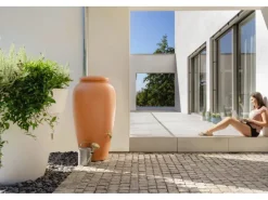 Garantia Regenwasser-Nutzung|Regenwassertank Amphore 240 l Terrakotta Ø 59 cm