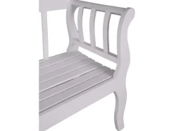 Garden Pleasure Gartenbänke|Bank Arcadia 57 cm x 90 cm x 175 cm Weiß FSC®