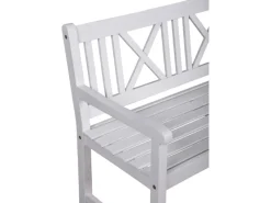 Bank Malmö 2-Sitzer Weiß FSC®*Garden Pleasure