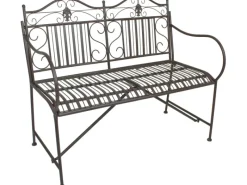 Garden Pleasure Gartenbänke|Bank Mangan 106 cm x 91 cm x 57 cm Stahl