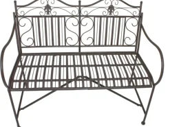 Garden Pleasure Gartenbänke|Bank Mangan 106 cm x 91 cm x 57 cm Stahl