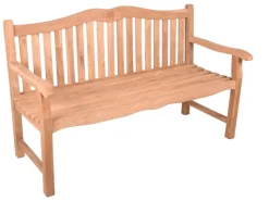 Garden Pleasure Gartenbänke|Bank Romang 3-Sitzer Hellbraun