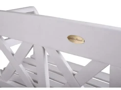 Garden Pleasure Gartenbänke|Bank Vancouver 2-Sitzer Weiß FSC®