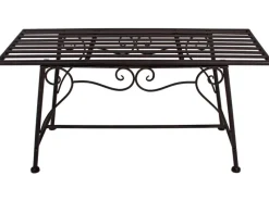 Garden Pleasure Gartenbänke|Blumenbank Lorin 27 cm x 45 cm x 83 cm Schwarz-Braun