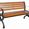 Gartenbank Norwich 72 cm x 51 cm x 120 cm Braun-Schwarz FSC®*Garden Pleasure Sale