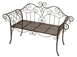 Gartenbank Selene 51 cm x 92,5 cm x 143 cm Rostoptik*Garden Pleasure New