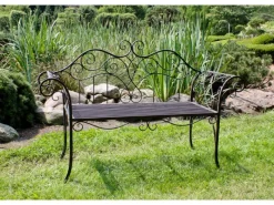 Gartenbank Selene 51 cm x 92,5 cm x 143 cm Rostoptik*Garden Pleasure New