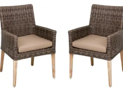 Garden Pleasure Gartenmöbel-Sets|Gartenmöbel-Set 02 Oakland/Norvell 5-teilig Braun FSC®