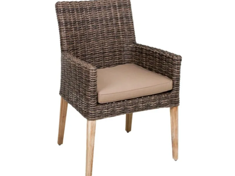 Garden Pleasure Gartenmöbel-Sets|Gartenmöbel-Set 02 Oakland/Norvell 5-teilig Braun FSC®