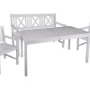 Gartenmöbel-Set Malmö 4-teilig Weiß FSC®*Garden Pleasure Sale