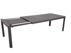 Garden Pleasure Gartentische|Gartentisch Amira ausziehbar Anthrazit Grau 100 cm x 195 cm