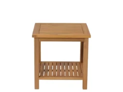 Garden Pleasure Gartentische|Gartentisch Iowa Quadratisch Braun 45 cm x 45 cm