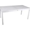 Garden Pleasure Gartentische|Gartentisch MALMÖ Rechteckig Weiß 80 cm x 165 cm