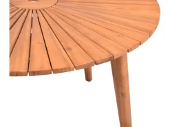 Garden Pleasure Gartentische|Gartentisch FREMONT Rund Akazie Ø 110 cm